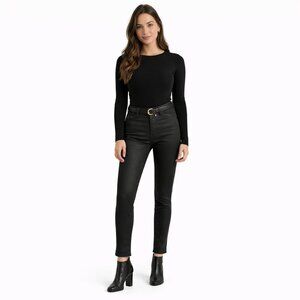 Ralph Lauren Black High-Rise Skinny Ankle Super Stretch Jeans Size 26